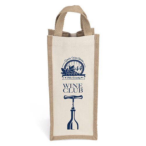 Shop for Jute Wine Bags - Printed